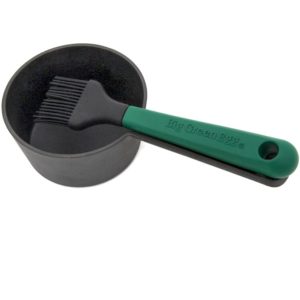 Big Green Egg - Soßentopf aus Gusseisen mit Streichpinsel