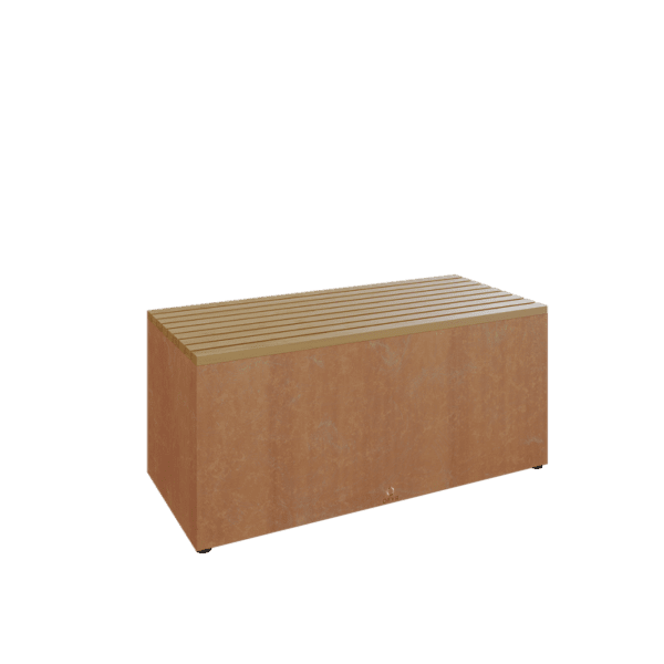 OFYR Garden Bench Corten