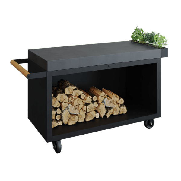 OFYR Mise en Place Table Black 135 PRO Keramik Dunkelgrau