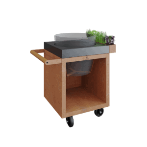 OFYR Kamado Table Corten 65 PRO Concrete BGE