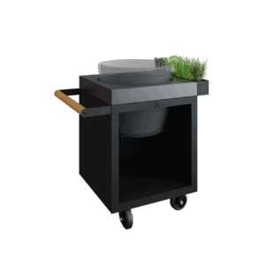 OFYR Kamado Table Black 65 PRO Concrete BGE