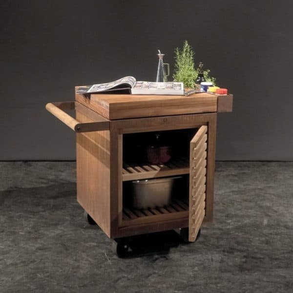 OFYR Storage Insert PRO mit 1 Tür Teakholz Small – Bild 2