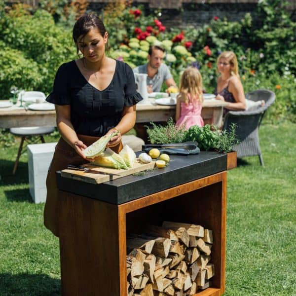 OFYR Butcher Block Storage 90 Corten Keramik Dunkelgrau – Bild 3