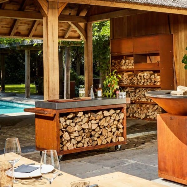 OFYR Mise en Place Table Corten 135 PRO Keramik Dunkelgrau – Bild 2