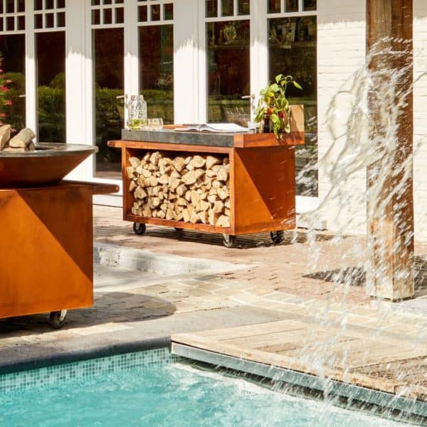 OFYR Mise en Place Table Corten 135 PRO Keramik Dunkelgrau – Bild 3