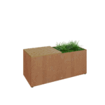 OFYR Herb Garden Bench Corten