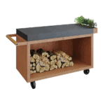 OFYR Mise en Place Table Corten 135 PRO Keramik Dunkelgrau